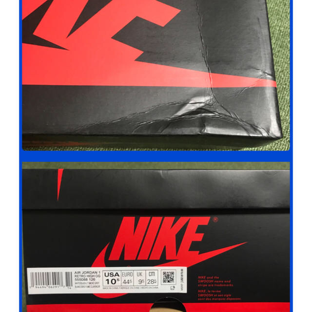 NIKE(ナイキ)の28.5cm Air Jordan 1 Light Smoke Grey メンズの靴/シューズ(スニーカー)の商品写真
