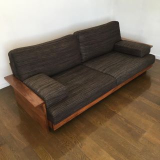 大人気 高級家具 ビークソファ BEAK SOFA WN ウォールナット 無垢(三人掛けソファ)