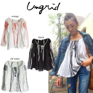 アングリッド(Ungrid)の未使用！アングリッド シフォンチュニック(チュニック)