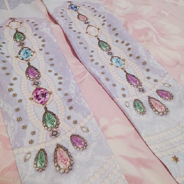 Angelic Pretty(アンジェリックプリティー)のDreamy JewelタイツAngelic Pretty レディースのレッグウェア(タイツ/ストッキング)の商品写真