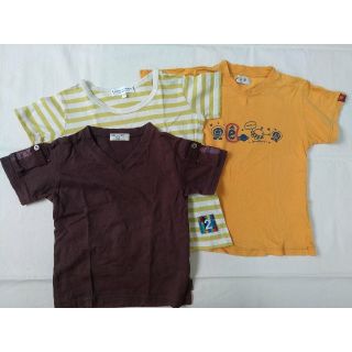 ベベ(BeBe)のべべ コムサ オーガニックコットン Ｔシャツ ３枚セット(Tシャツ/カットソー)