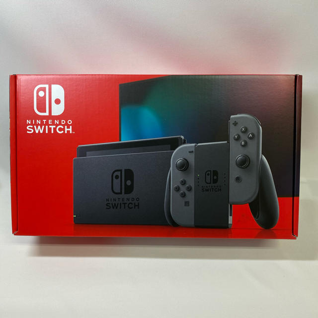 Nintendo Switch(ニンテンドースイッチ)のNintendo Switch 本体セット グレー 最新型モデル 当日発送可能 エンタメ/ホビーのゲームソフト/ゲーム機本体(家庭用ゲーム機本体)の商品写真