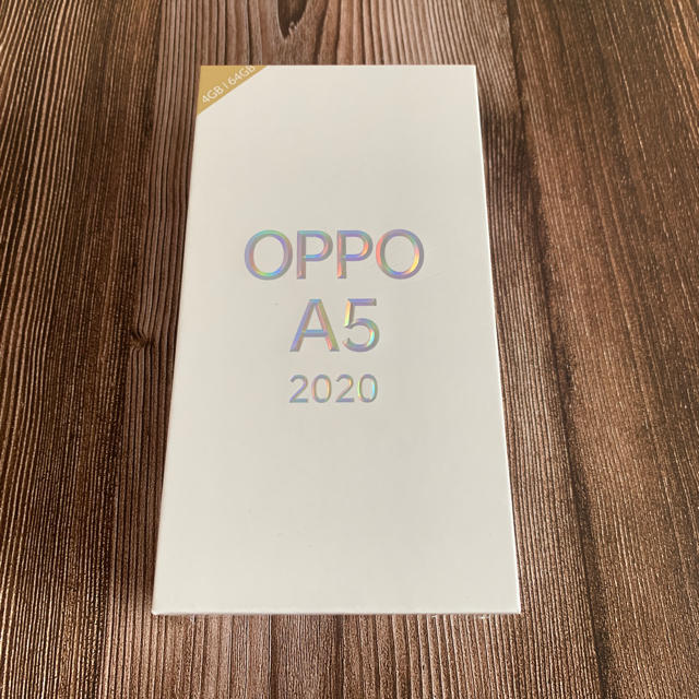 新品未使用　グリーン　OPPO A5 2020 simフリー