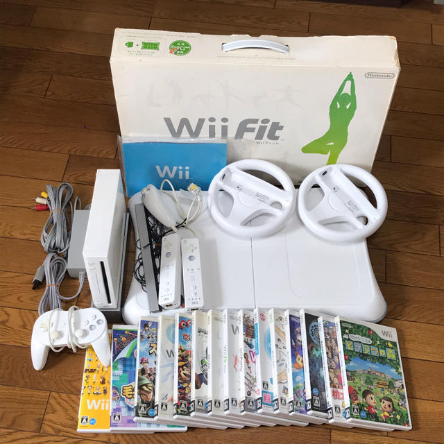 Wii 本体　Wii Fitボード　ソフトセット