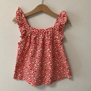 ザラキッズ(ZARA KIDS)のZARAキッズ　花柄トップス　116センチ(Tシャツ/カットソー)