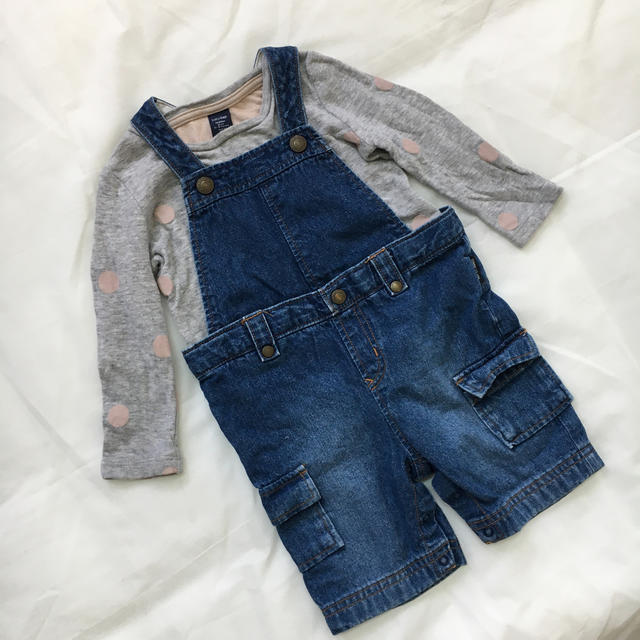 COMME CA ISM(コムサイズム)のbaby GAP、comme ca ism、サロペットセット キッズ/ベビー/マタニティのベビー服(~85cm)(パンツ)の商品写真