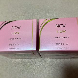 ノブ(NOV)のノブ　NOV L＆W  エンリッチ　美白クリーム　2個セット　(フェイスクリーム)