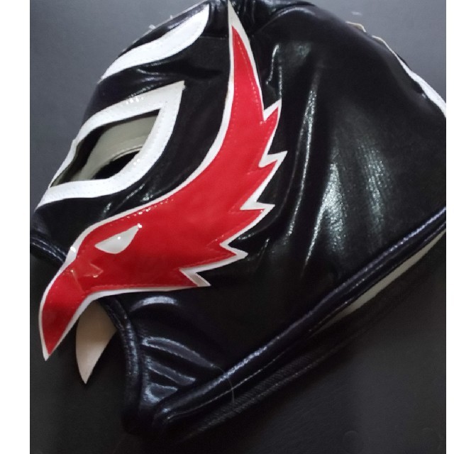 レイ・ミステリオ メキシコ名物 露店 覆面 ブラック スポーツ/アウトドアのスポーツ/アウトドア その他(格闘技/プロレス)の商品写真