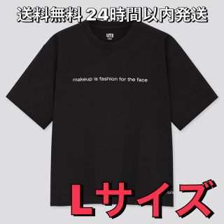 ユニクロ(UNIQLO)の【L】UNIQLO shu uemura コラボ 黒【新品未使用】(Tシャツ/カットソー(半袖/袖なし))