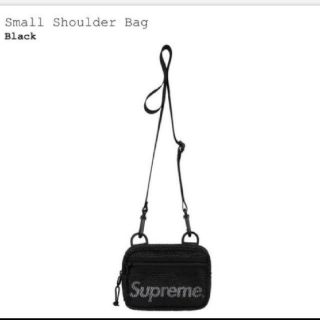 シュプリーム(Supreme)のsupreme small shoulder bag 黒 ショルダー(ショルダーバッグ)