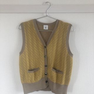 ビューティアンドユースユナイテッドアローズ(BEAUTY&YOUTH UNITED ARROWS)のroku 6 cable knit vest(ニット/セーター)