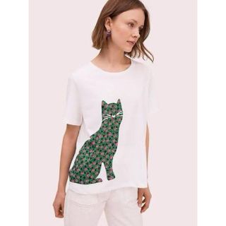 ケイトスペードニューヨーク(kate spade new york)の※お取引中※katespade newyork garden cat tee(Tシャツ(半袖/袖なし))