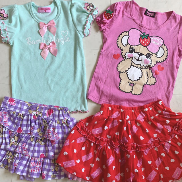 EARTHMAGIC(アースマジック)のgo7様専用♡120cmセット♡セーラーチュールワンピ♡ キッズ/ベビー/マタニティのキッズ服女の子用(90cm~)(スカート)の商品写真