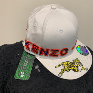 ケンゾー(KENZO)のKENZO H&M コラボ キャップ 58.7cm 新品 未使用 タグ付(キャップ)