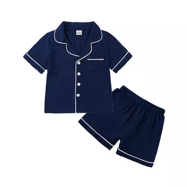 ✵ baby kids ✵ 上下セットアップ　ネイビー キッズ/ベビー/マタニティのキッズ服男の子用(90cm~)(その他)の商品写真