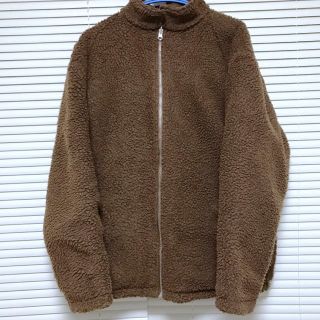 ビームス(BEAMS)の【古着】リバーシブル ボアブルゾン ブラウン ボアジャケット(ブルゾン)