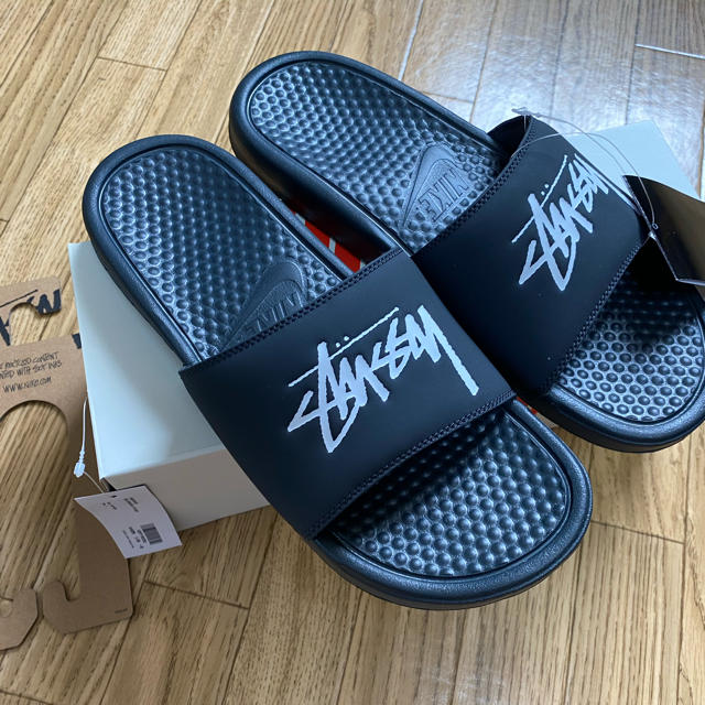 NIKE(ナイキ)のNIKE STUSSY べナッシ US9 27 ナイキ ステューシー サンダル メンズの靴/シューズ(サンダル)の商品写真