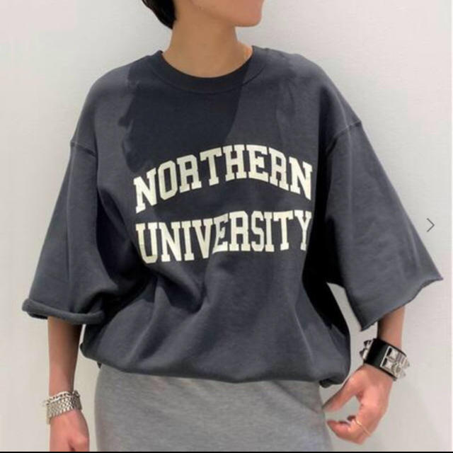アパルトモン☆Americana 3/4 Sleeve Sweat プルオーバー アパルトモン☆Americana 3/4 Sleeve Sweat プルオーバー
