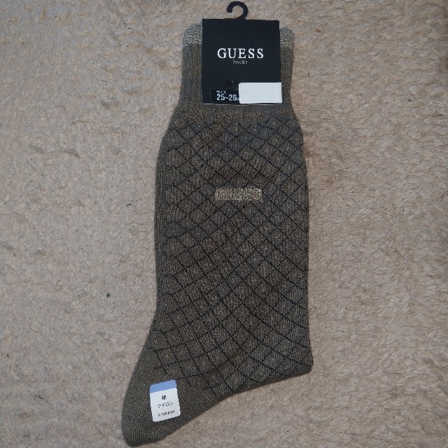 GUESS(ゲス)の【新品未使用】靴下 25～26cm　GUESS メンズのレッグウェア(ソックス)の商品写真