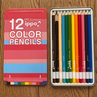 トンボエンピツ(トンボ鉛筆)の12色 色鉛筆 カラーペンシル color pencil クレヨン クーピー(色鉛筆)