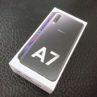 ギャラクシー(Galaxy)の【新品・未開封】Galaxy A7 ブラック 64GB SIMフリー (スマートフォン本体)