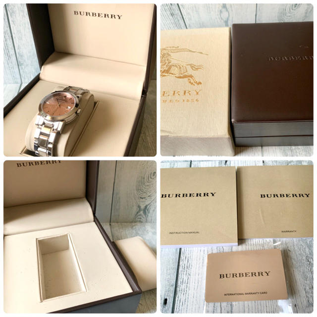 BURBERRY(バーバリー)の【美品】BURBERRY バーバリー BU9124 腕時計 シティ ピンク メンズの時計(腕時計(アナログ))の商品写真