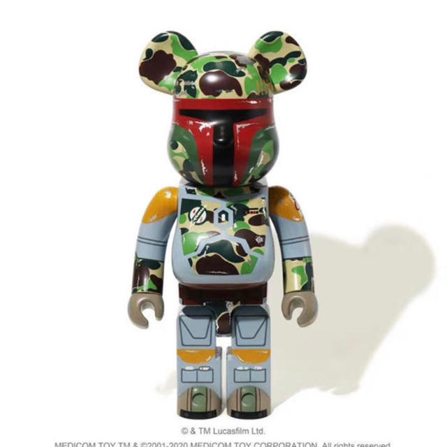 BAPE ABC CAMO BOBA FETT BE@RBRICK 1000%