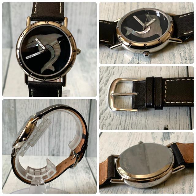 Pierre Lannier(ピエールラニエ)の【希少】Pierre Lannier ピエールラニエ 腕時計 イルカ シルバー レディースのファッション小物(腕時計)の商品写真