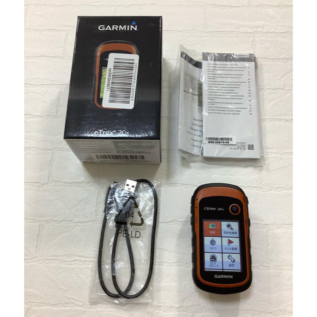 GARMIN(ガーミン)のeTrex 20x 英語版を日本語メニュー変更　中古美品 自動車/バイクの自動車/バイク その他(その他)の商品写真