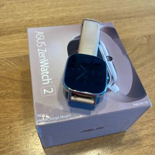 エイスース(ASUS)のZEN  Watch2 シルバー(腕時計)