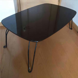 折り畳みテーブル★ブラック(黒)(折たたみテーブル)