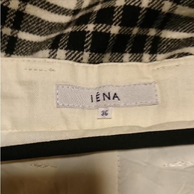 IENA(イエナ)のＩＥＮＡ♡ウールチェック柄パンツ レディースのパンツ(クロップドパンツ)の商品写真