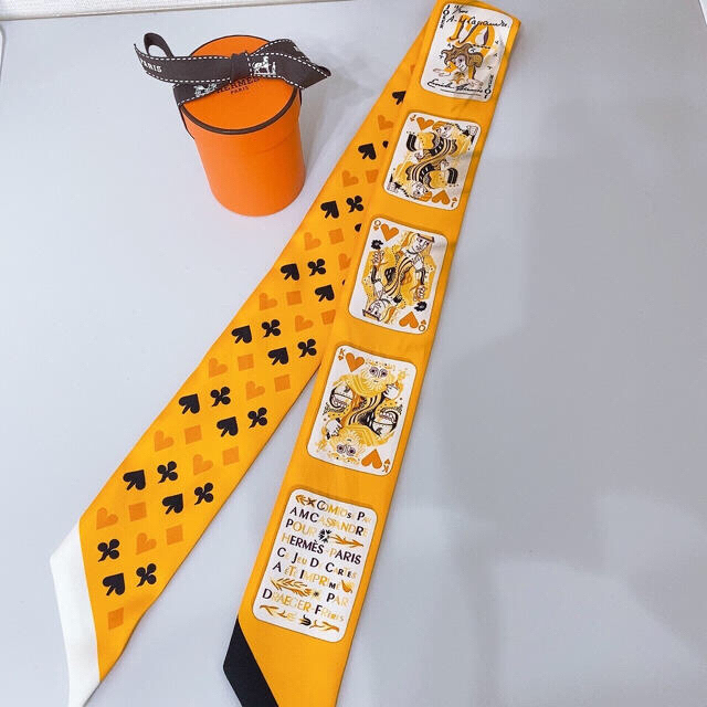 エルメス HERMES ツイリー 完売 トランプ イエロー aijdegreecollege.com