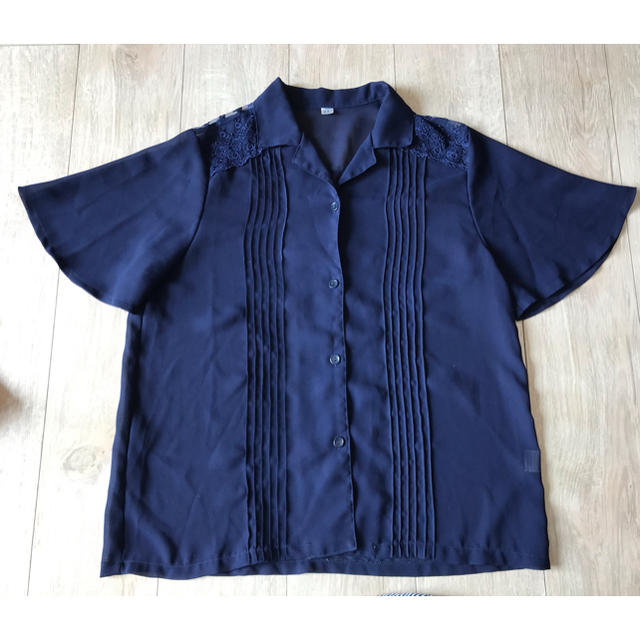 半袖ブラウス　ミセス　おばあちゃんの服　13号 レディースのトップス(シャツ/ブラウス(半袖/袖なし))の商品写真