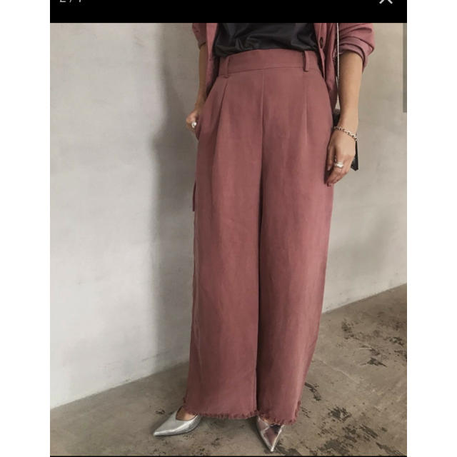 Ameri VINTAGE(アメリヴィンテージ)のiiiさま★ameri vintage TWILL BASIC PANTS  レディースのパンツ(カジュアルパンツ)の商品写真