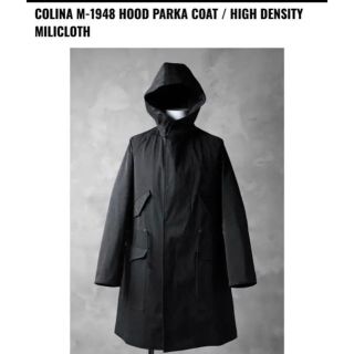 COLINA M-1948 Parka 高密度ナイロンミリBLACK(モッズコート)