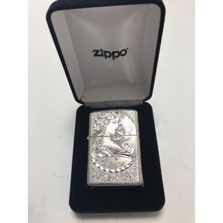 ジッポー(ZIPPO)の超レア希少品 ハワイアンジュエリー 5面手彫り 女性ZIPPO(タバコグッズ)