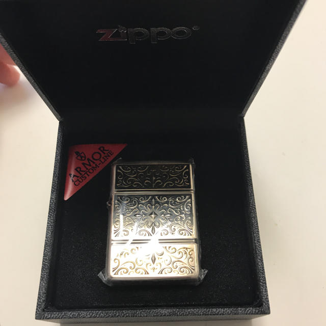 ZIPPO新品未使用 アーマーカスタムラインⅩ 3面加工深彫りZIPPO