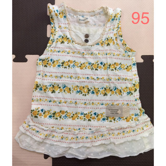 キムラタン(キムラタン)の女の子☆95センチタンクトップ キッズ/ベビー/マタニティのキッズ服女の子用(90cm~)(Tシャツ/カットソー)の商品写真