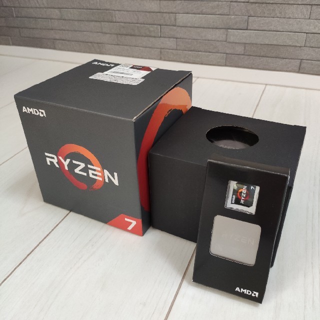 CPUクーラー未使用】AMD Ryzen 7 1700 BOX 【送料0円】 8100円