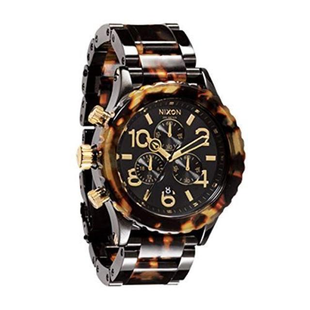 【値下げ】ニクソン NIXON 腕時計 A037-679 クロノグラフ べっ甲柄