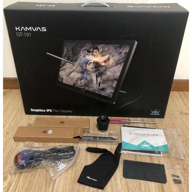 HUION 液タブ Kamvas GT-191PC周辺機器