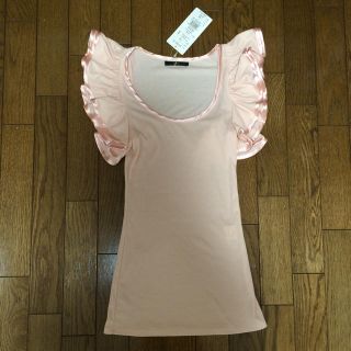 デュラス(DURAS)のデュラス♡フリルトップス♡新品タグ付き(タンクトップ)