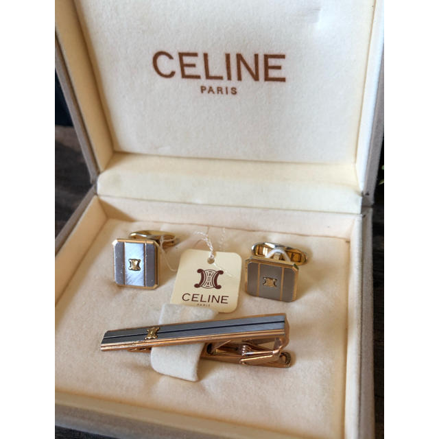 celine - 未使用・新品 CELINE paris カフリンクス ネクタイピン 3点