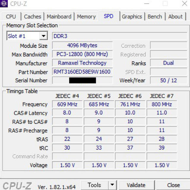 ノートPC用メモリ DDR3-1600 (12800) 4GB スマホ/家電/カメラのPC/タブレット(PCパーツ)の商品写真