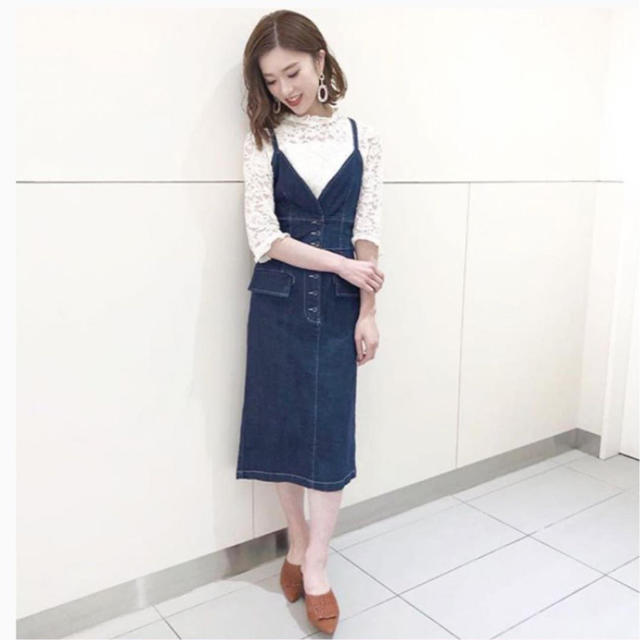 JILL by JILLSTUART(ジルバイジルスチュアート)のJILL by JILLSTUART ビヨンドデニムワンピース レディースのワンピース(ロングワンピース/マキシワンピース)の商品写真