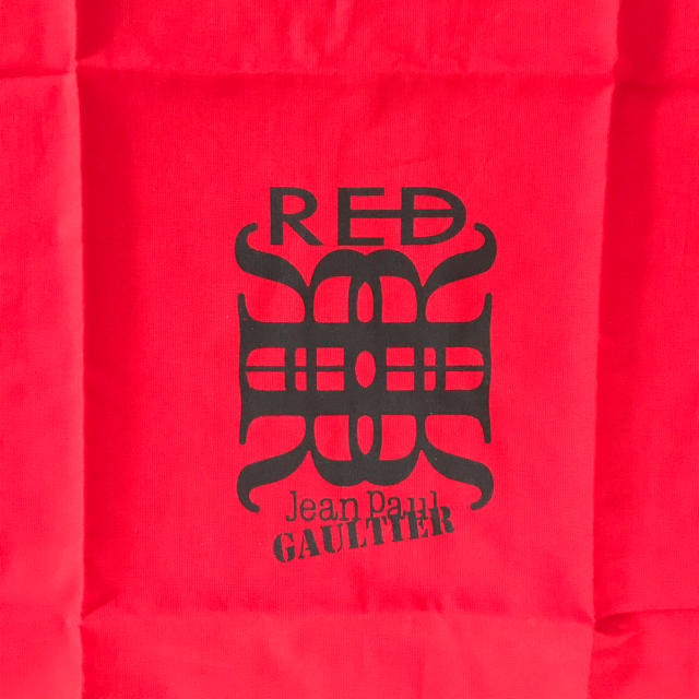 Jean-Paul GAULTIER(ジャンポールゴルチエ)の新品未使用☆Jean Paul GAULTIER RED☆エコバッグ メンズのバッグ(トートバッグ)の商品写真