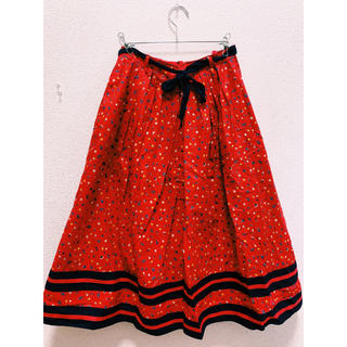 グリモワール(Grimoire)のチロリアン　 vintage スカート(ひざ丈スカート)