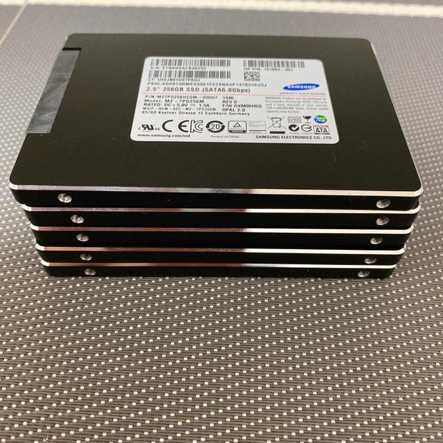 動作◎ TOSHIBA 東芝 mSATA SSD 256GB ×2枚 512GB