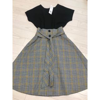 バーバリーブルーレーベル(BURBERRY BLUE LABEL)の新品　ブルー　レーベル　クレストブリッジ　ワンピース(ロングワンピース/マキシワンピース)